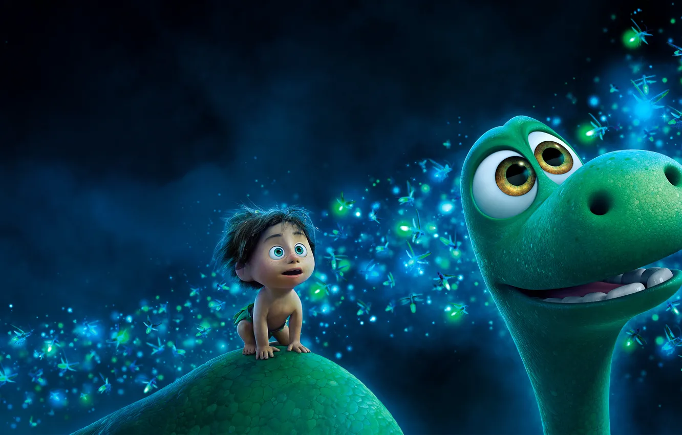 Фото обои мультфильм, animated film, Хороший динозавр, The Good Dinosaur