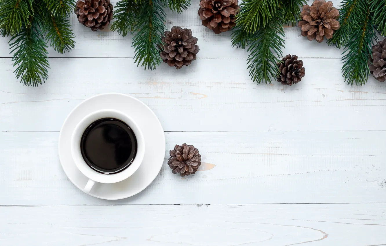Фото обои украшения, Новый Год, Рождество, Christmas, wood, New Year, coffee cup, decoration