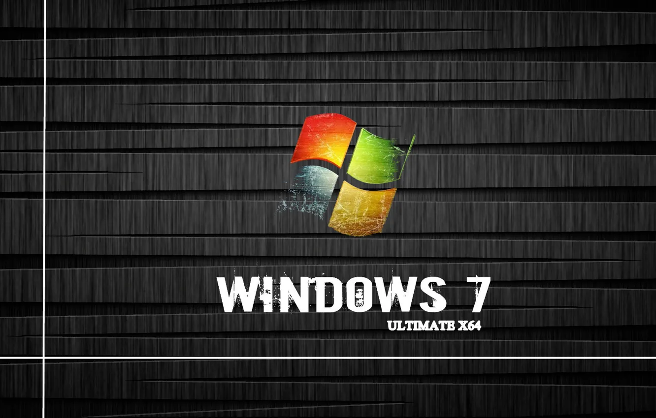 Фото обои windows 7, ultimate x64, box icons, shelve