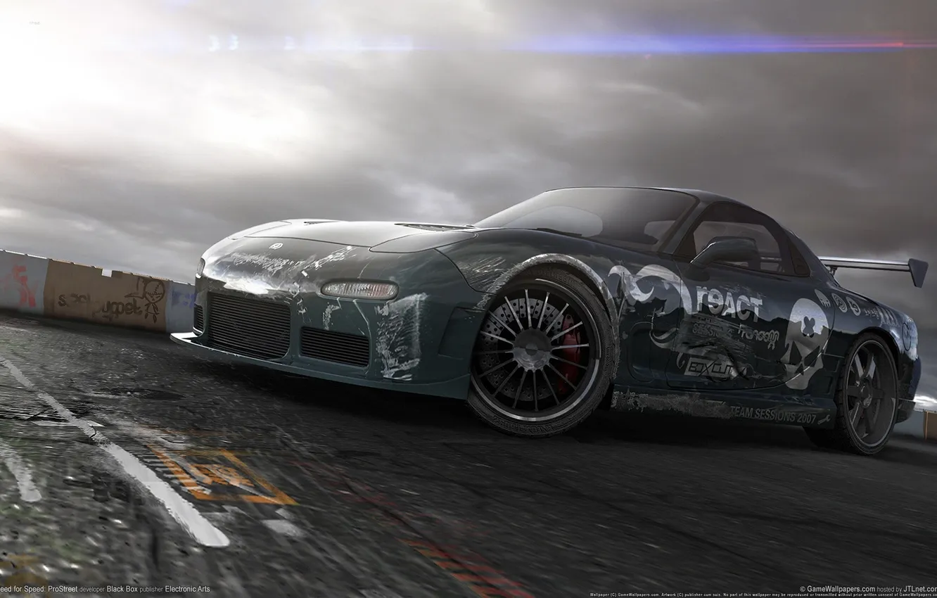 Фото обои prostreet, nfs, rx7, speed, for, need