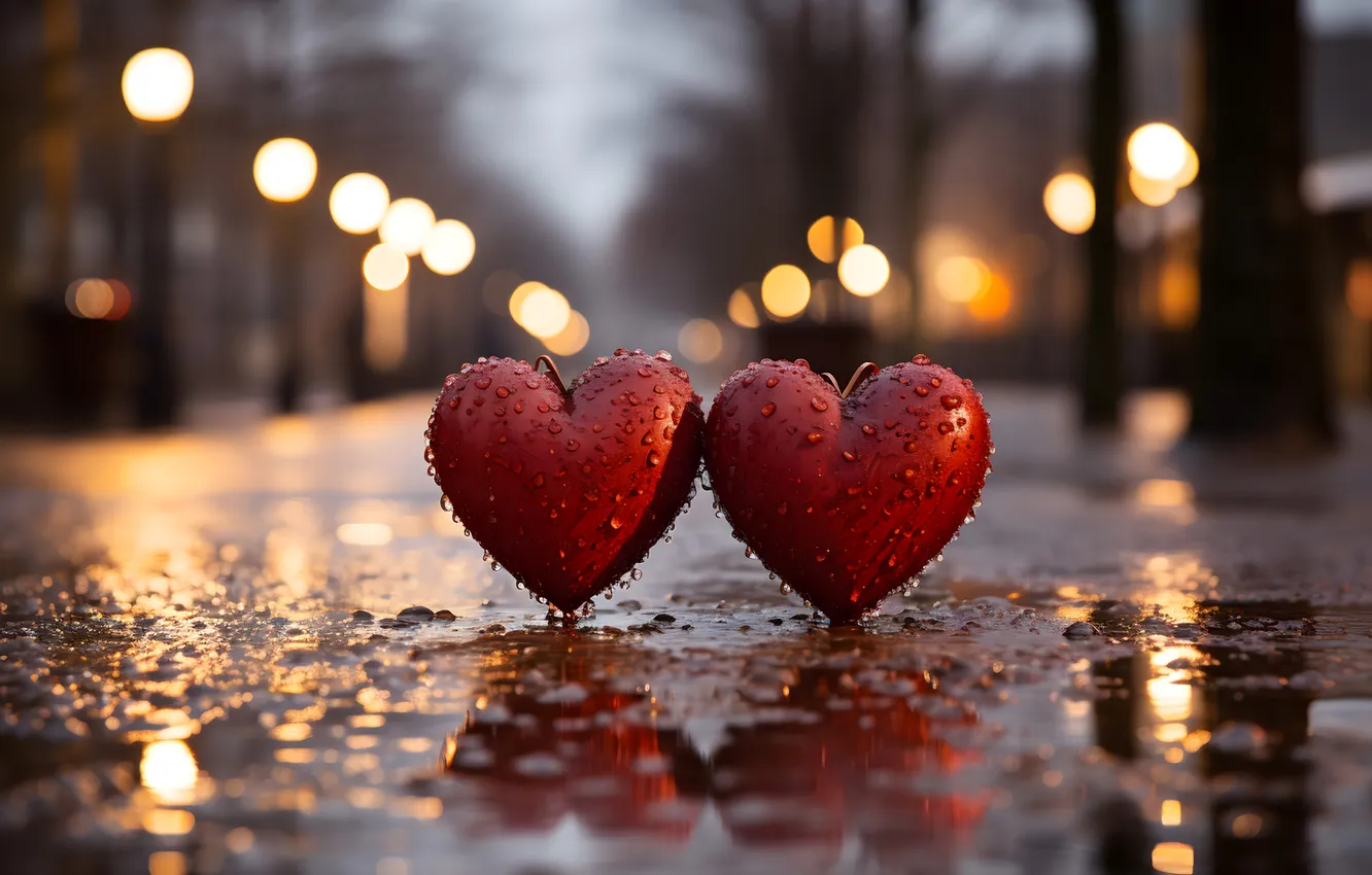 Фото обои любовь, романтика, сердце, red, love, happy, День святого Валентина, heart