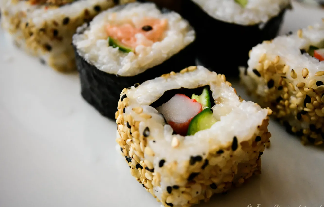 Фото обои Суши, Еда, Sushi