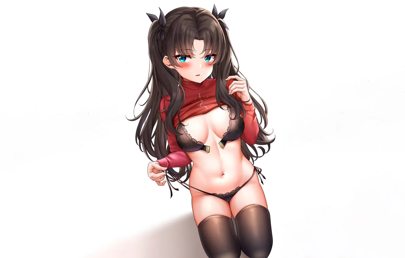 Фото обои girl, sexy, lingerie, pantsu, bra, Fate Stay Night, cleavage, panties