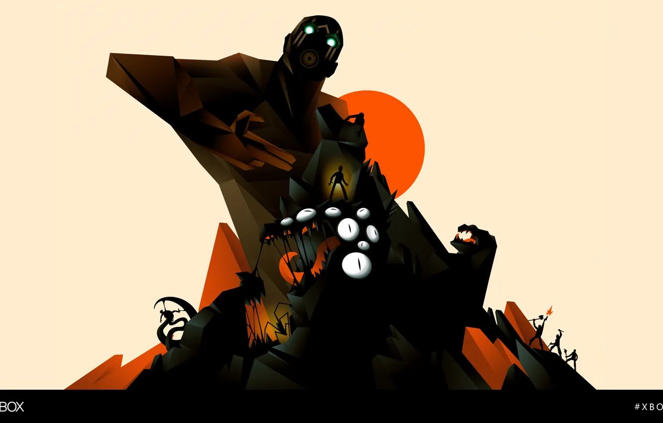 Фото обои Borderlands, XBOXART, Vincent Roche