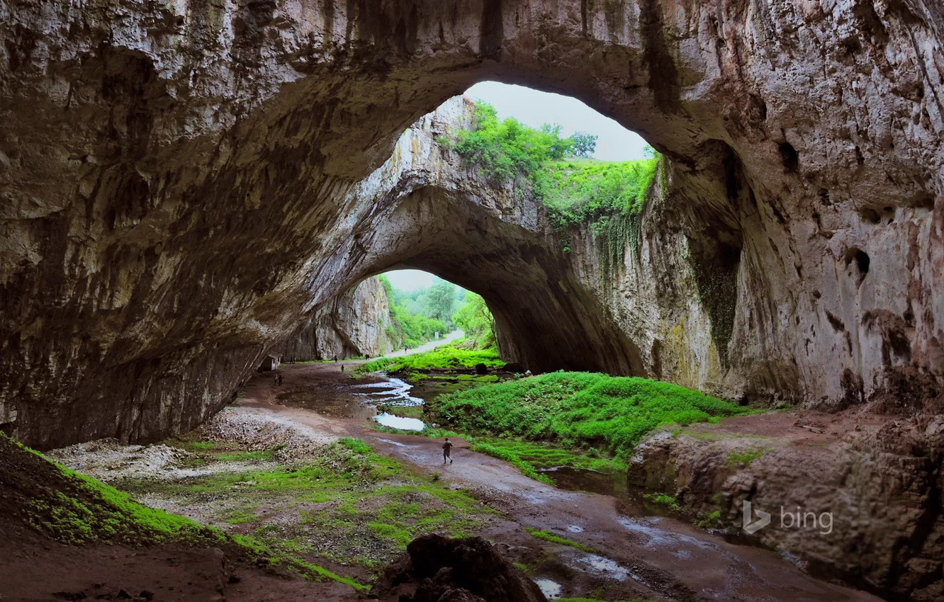 Фото обои пещера, Болгария, Devetashka, Ловеч