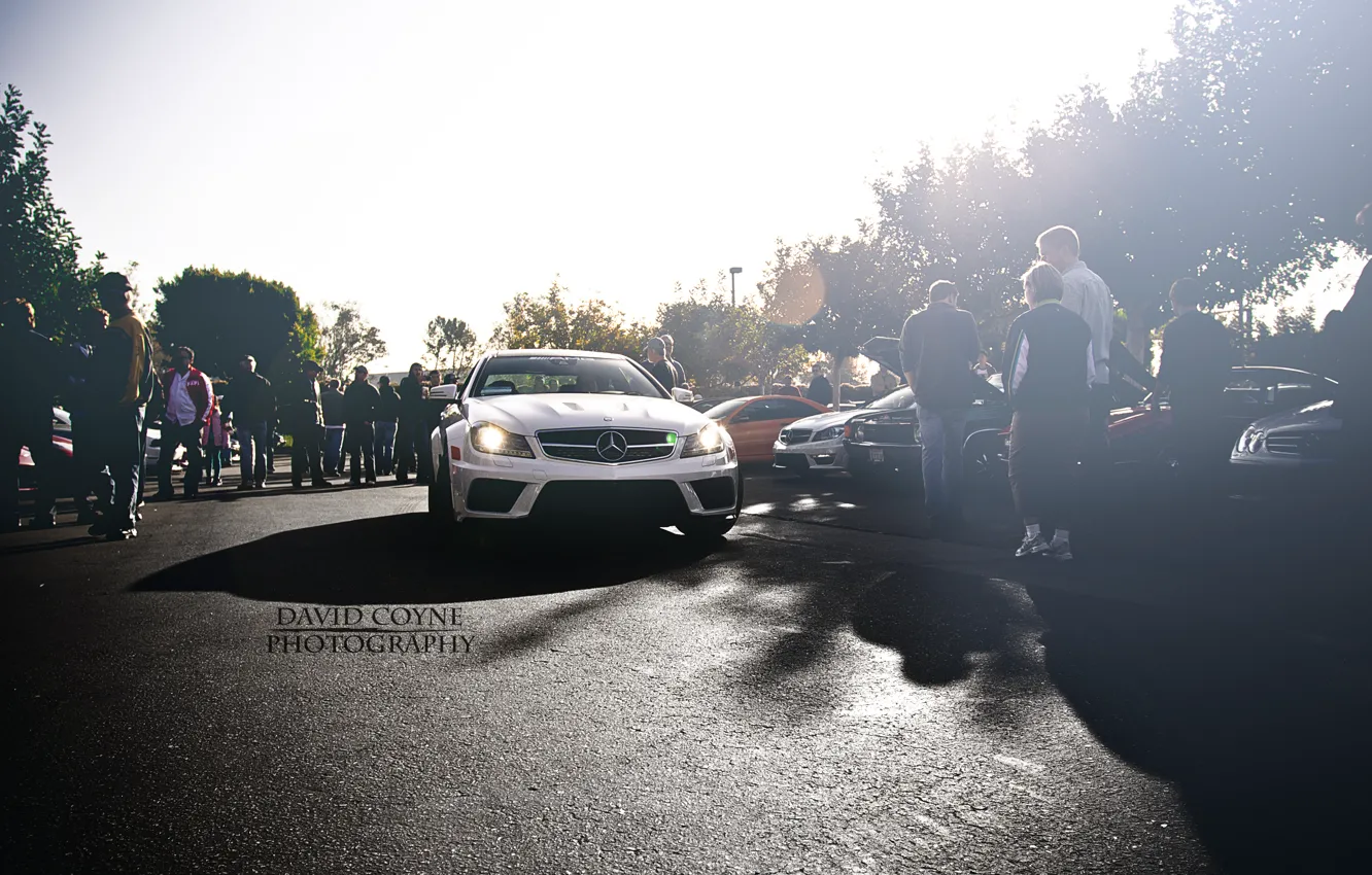 Фото обои Mercedes, AMG, C63