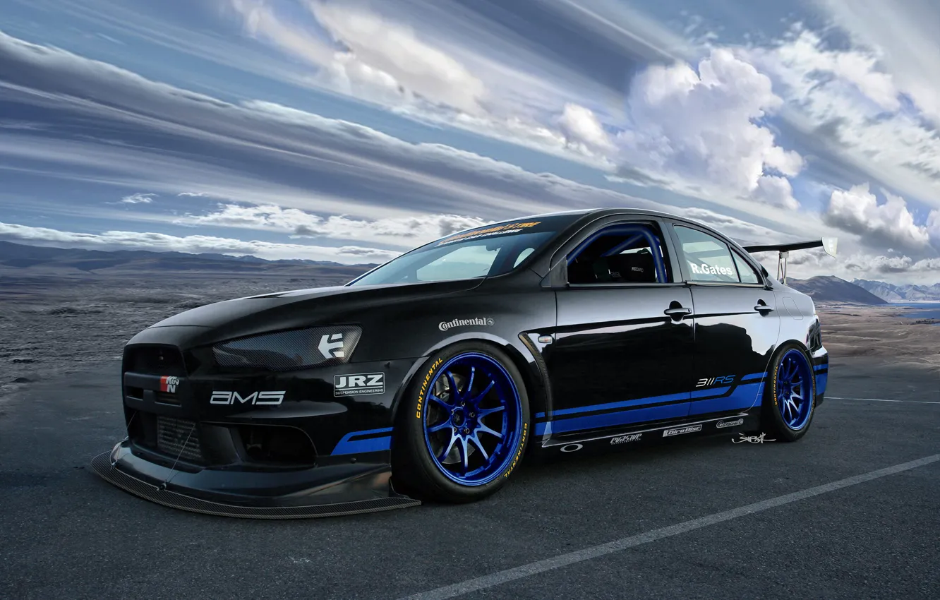 Фото обои Mitsubishi, Lancer, Sky, Evolution X