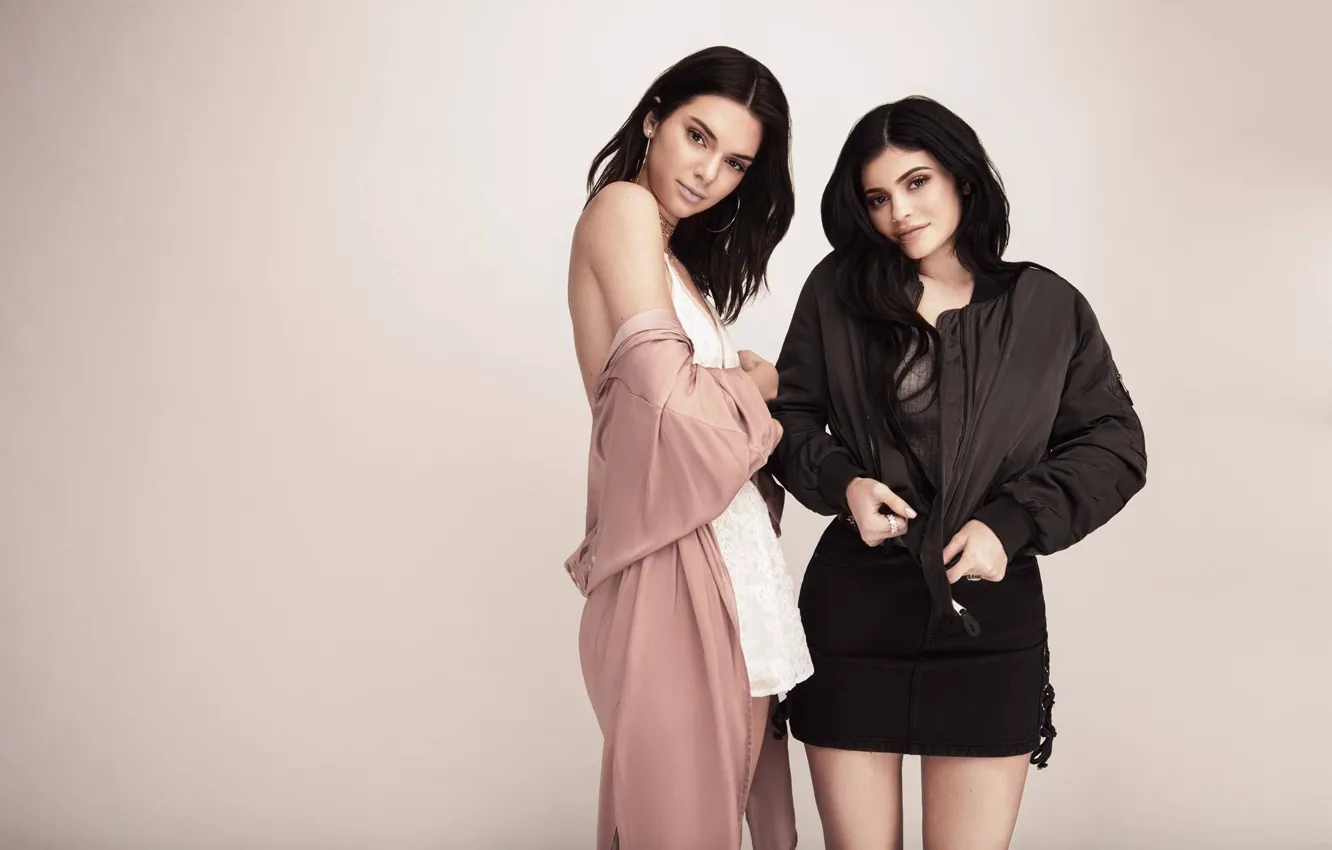 Фото обои сестры, Kylie Jenner, Kendall Jenner