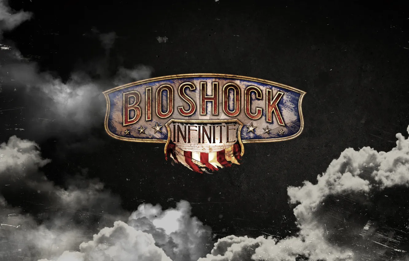 Фото обои облака, bioshock, infinite