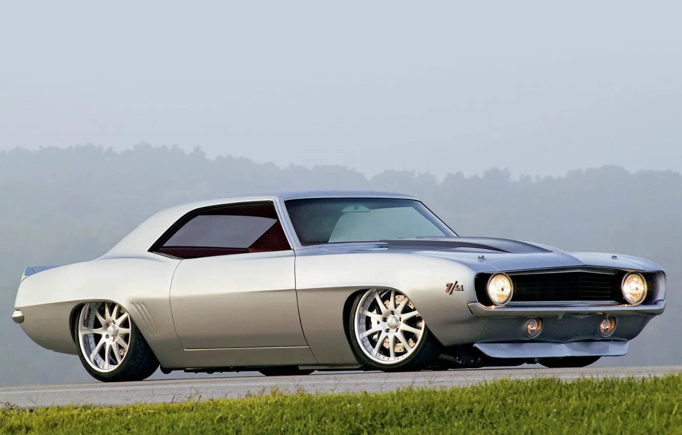 Фото обои обои, Chevrolet, Muscle, 1969, Camaro, Car, wallpapers, ZL1