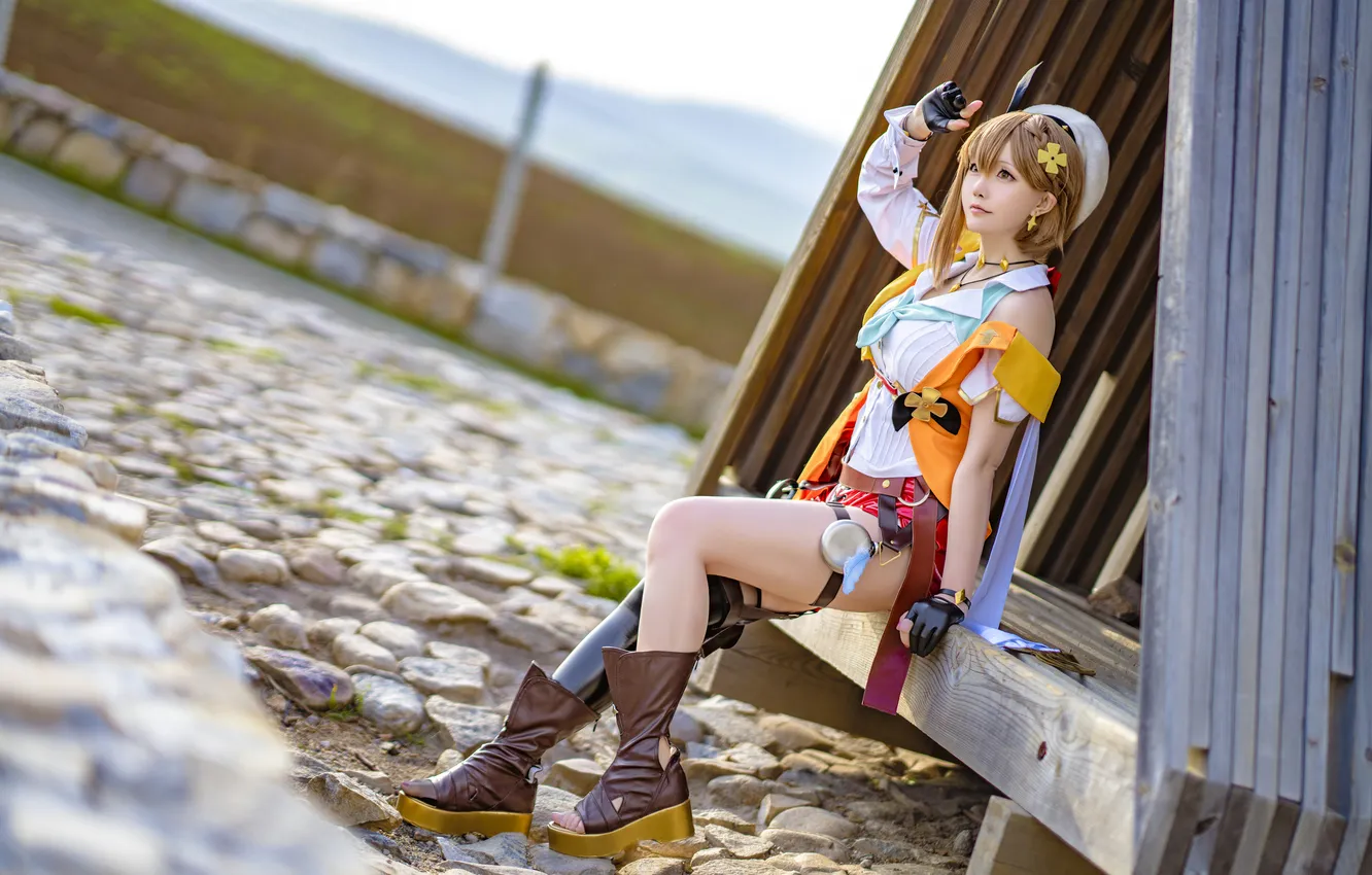 Фото обои girl, beautiful, model, pretty, cosplay, asian, long-haired