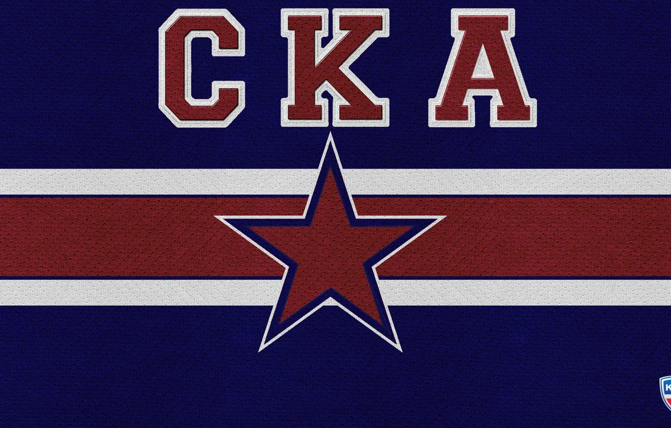 Фото обои logo, russia, hockey, cka, khl