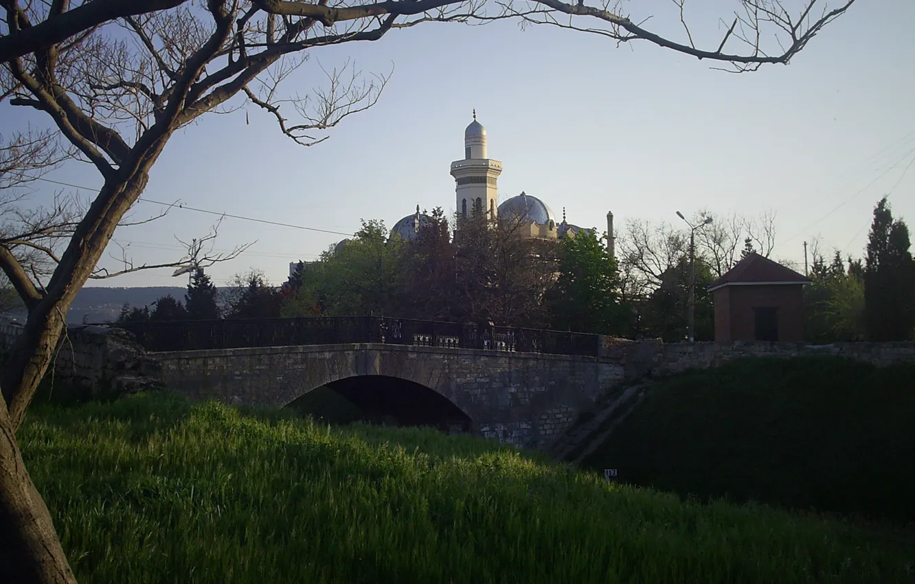 Фото обои мост, Крым, Феодосия