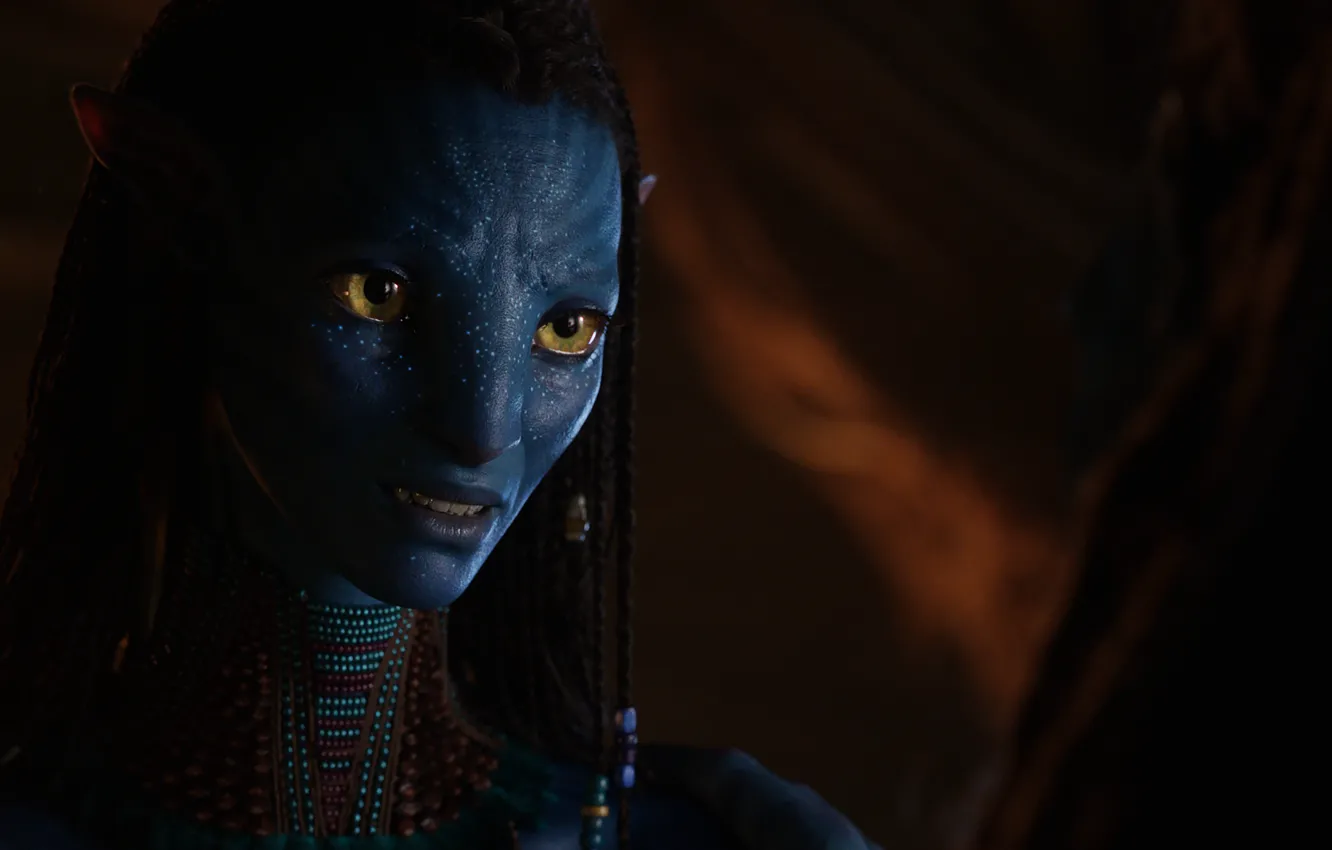 Фото обои Avatar, Neytiri, Zoe Saldana, Avatar: The Way of Water