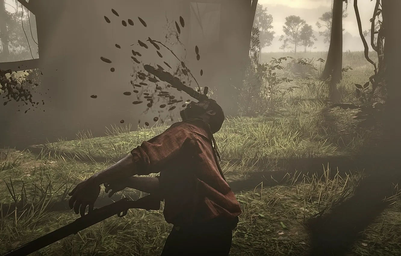 Фото обои HDR, Game, Tomahawk, Headshot, UHD, Red Dead Redemption 2, Xbox One X, RDR2