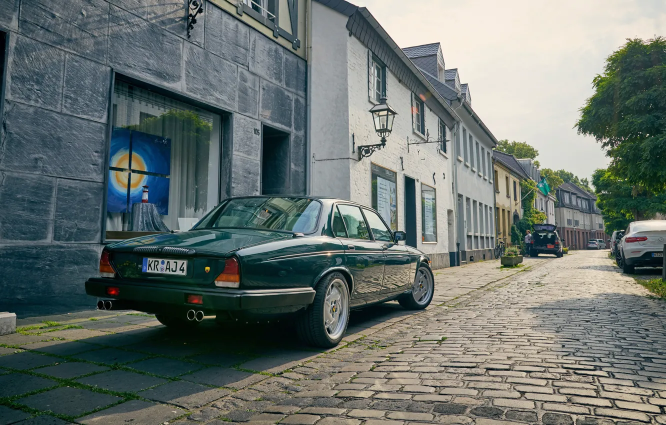 Фото обои Jaguar, Green, Jaguar XJ, 1982, Arden, Rear, AJ4