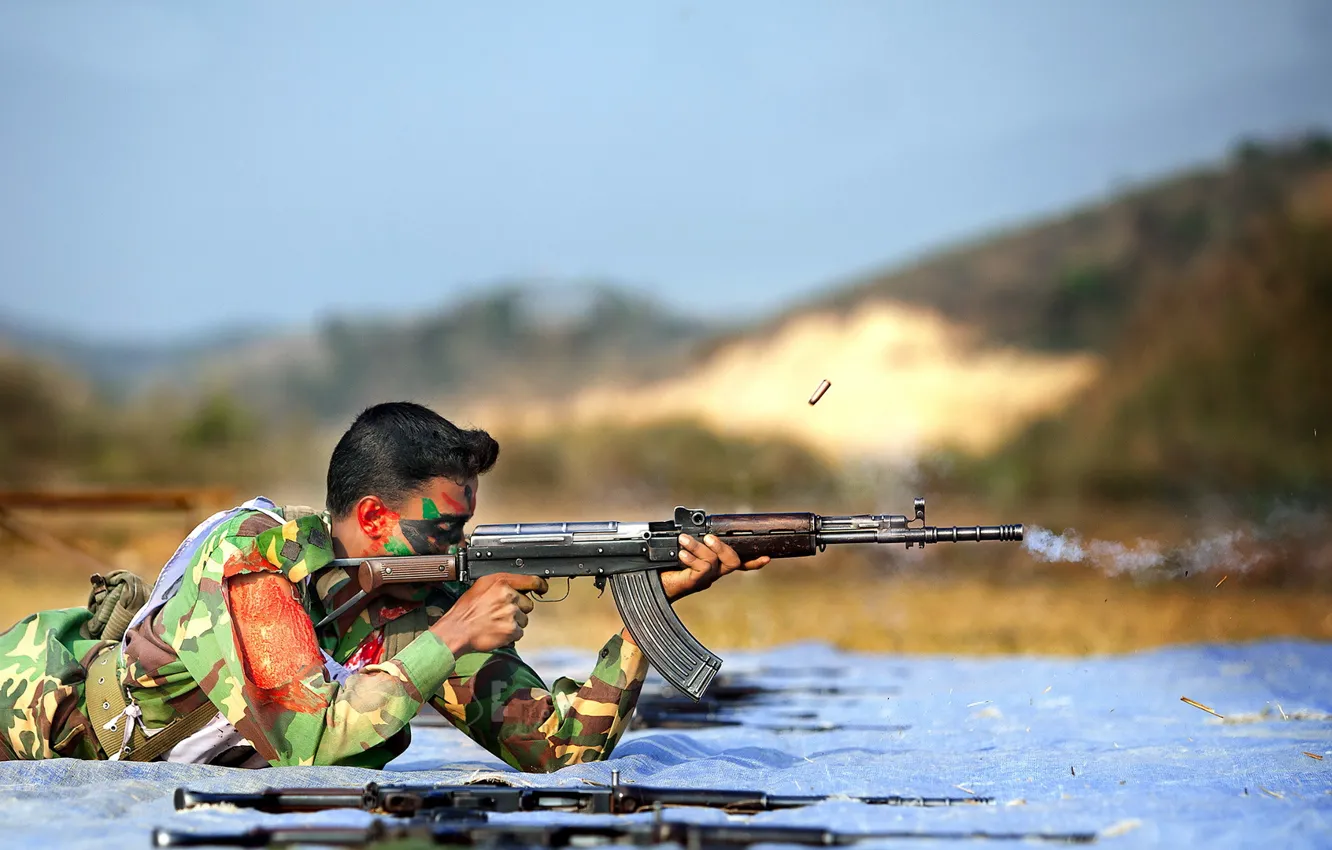 Фото обои оружие, солдат, Bangladesh Army