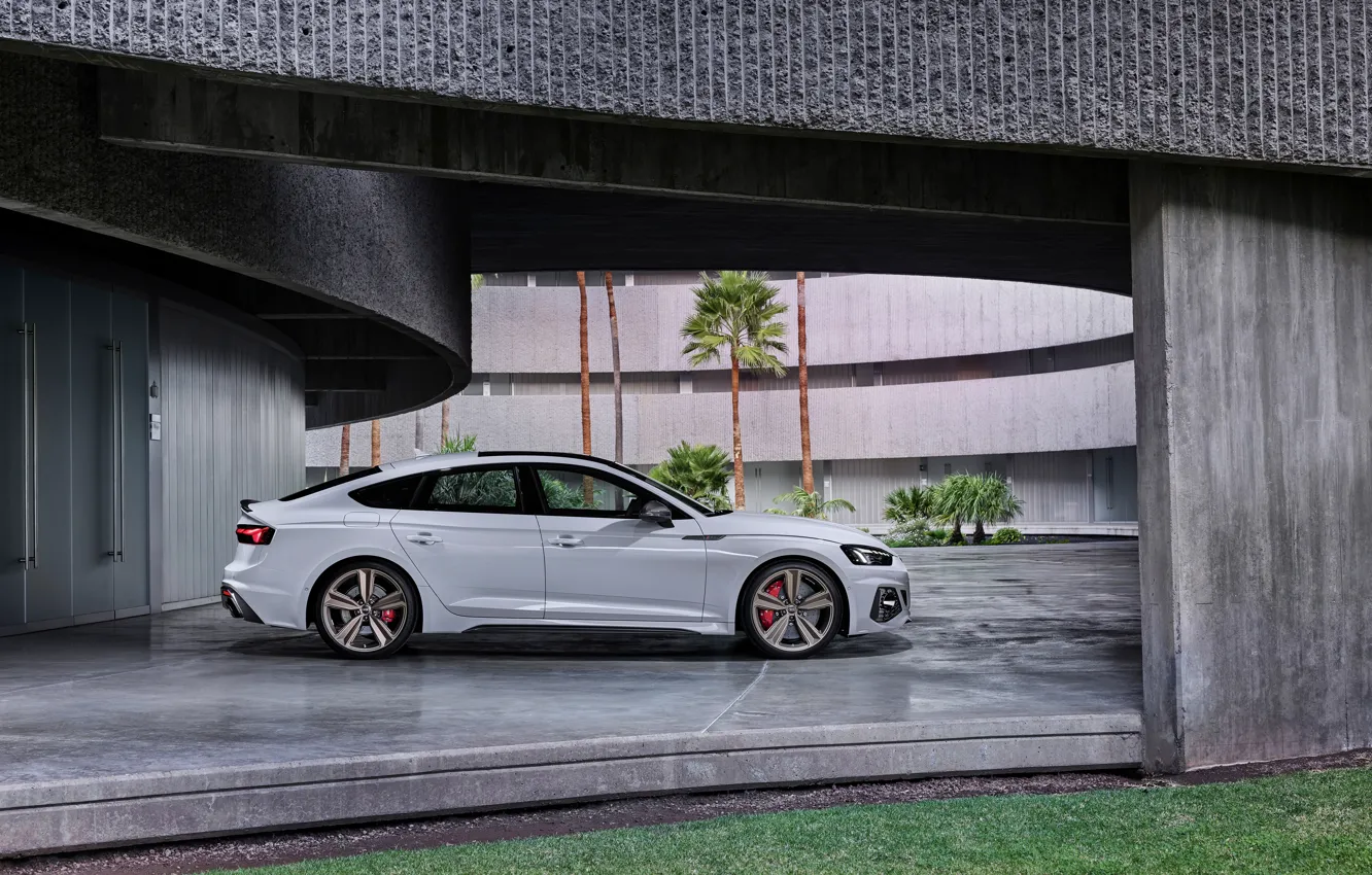 Фото обои Audi, вид сбоку, RS5, Sportback, RS 5, 2020