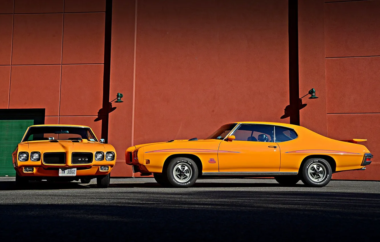 Фото обои Muscle, Cars, Pontiac, GTO