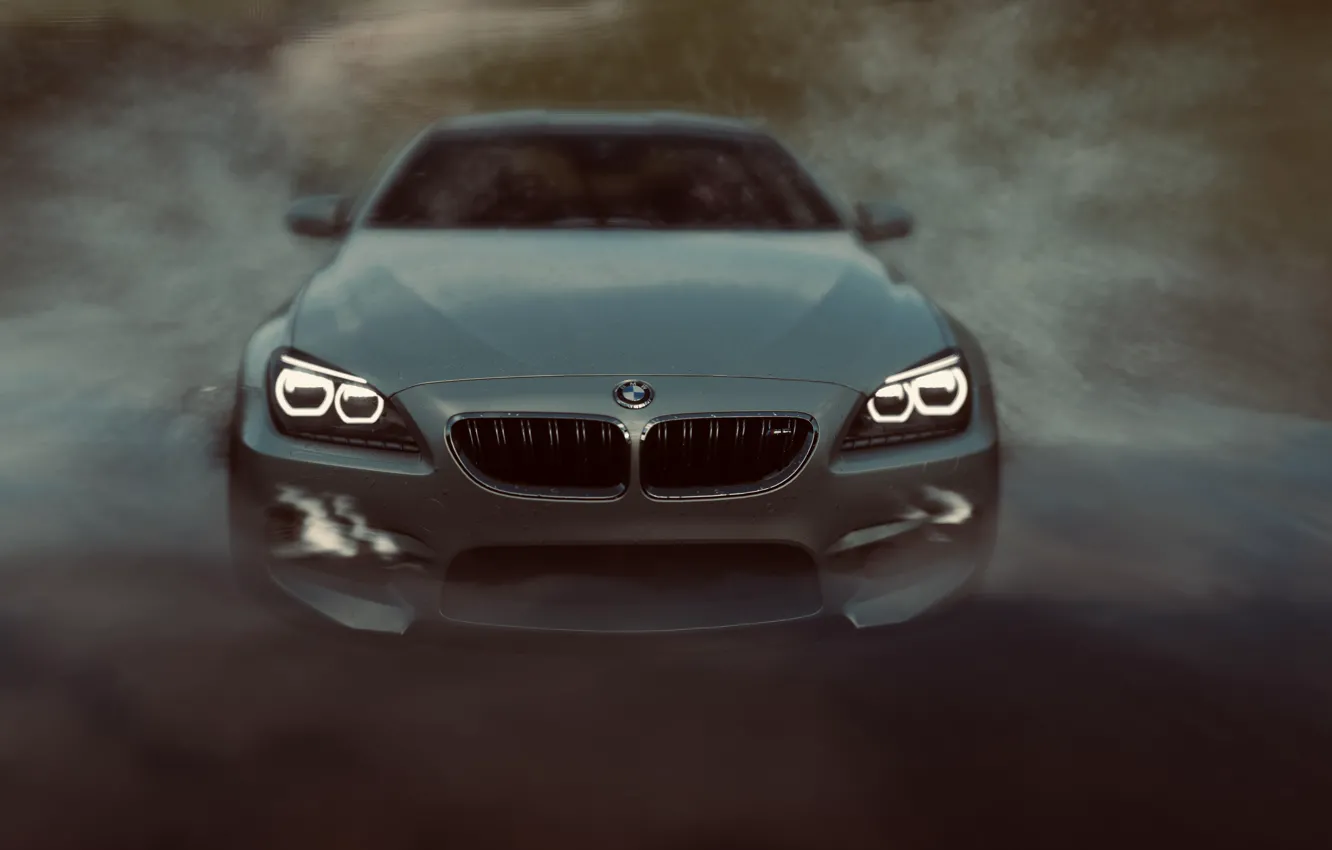Фото обои HDR, BMW, Speed, Water, Coupe, Game, River, BMW M6 Coupe