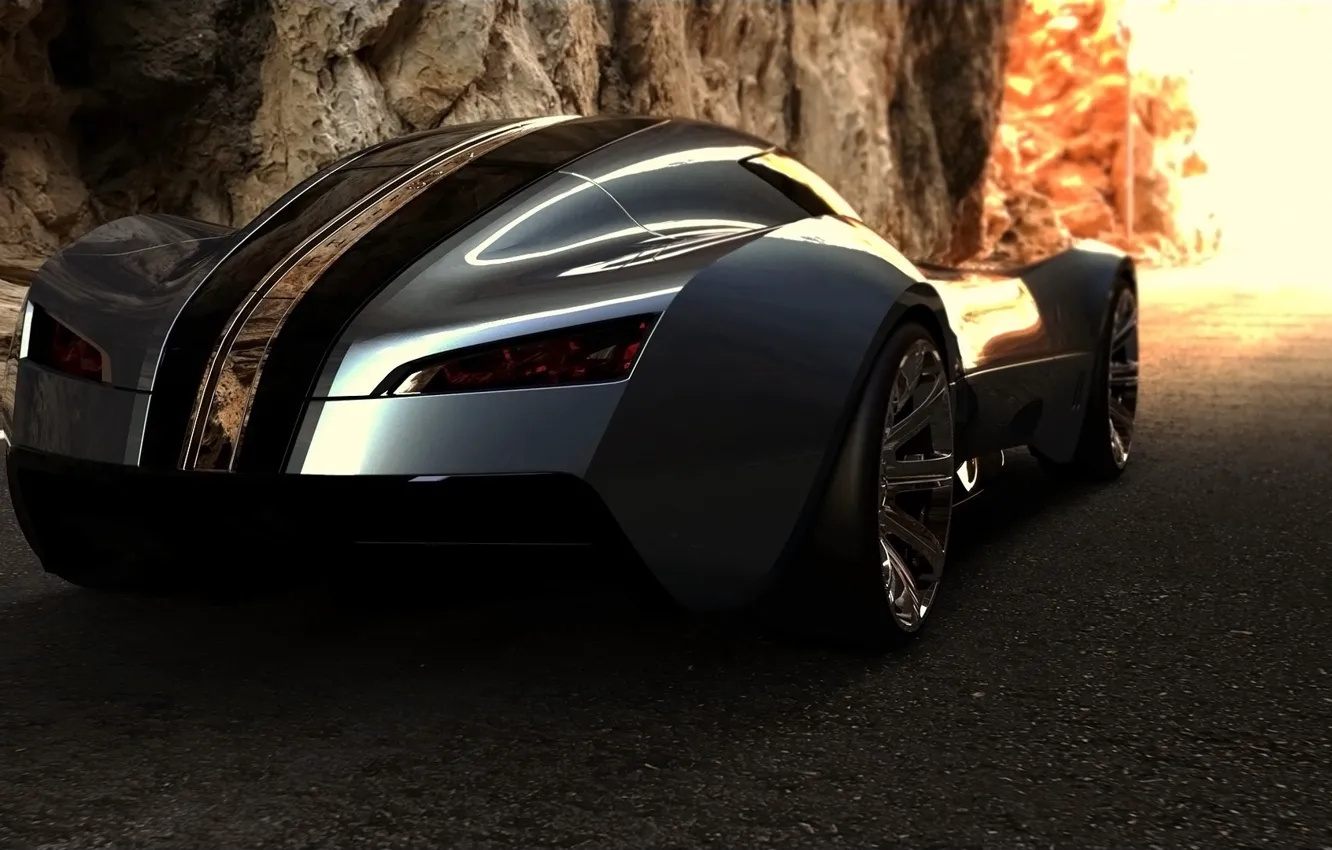 Фото обои Concept, Bugatti, supercar, Aerolithe