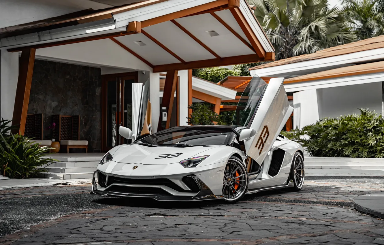 Фото обои Lamborghini, House, Aventador, 33