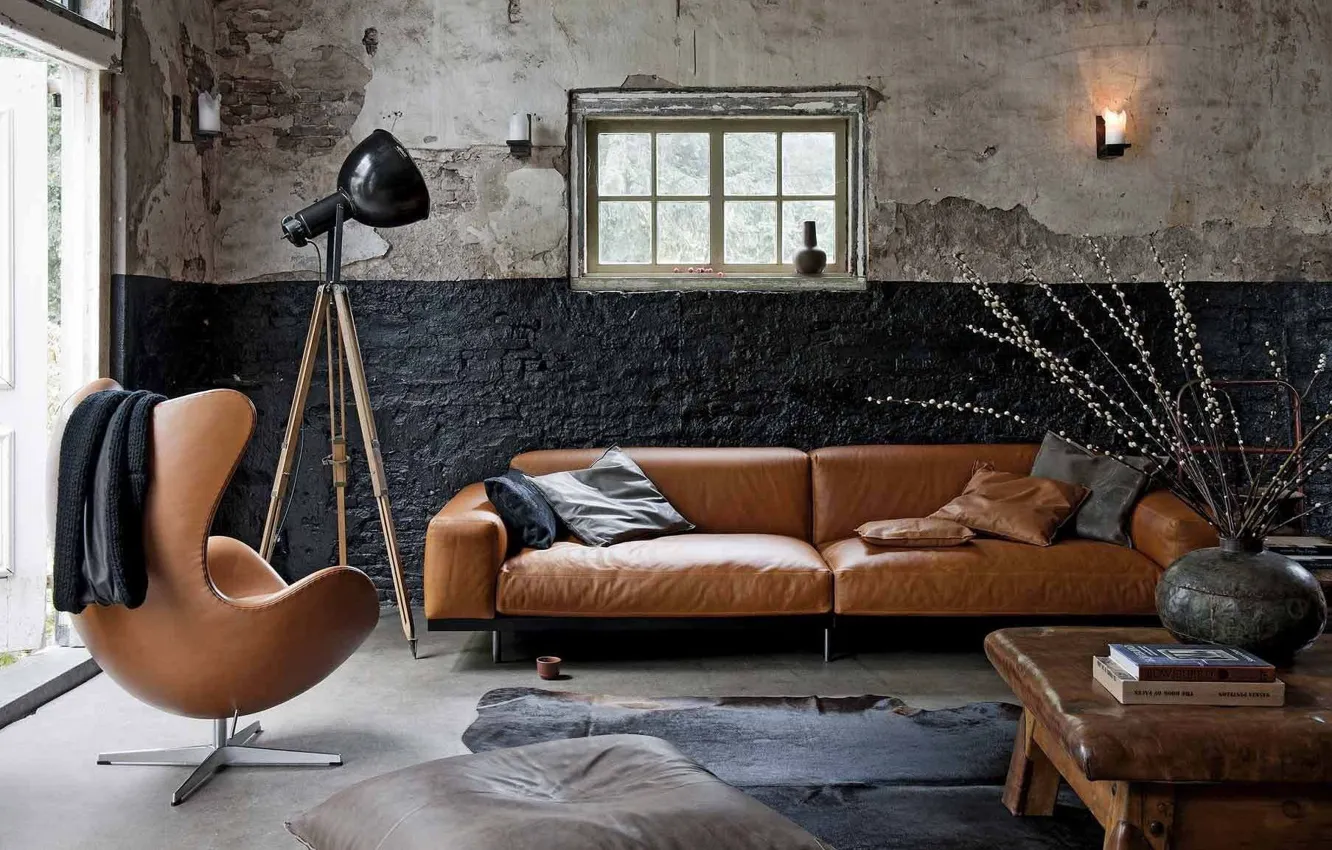 Фото обои дизайн, стиль, лампа, интерьер, софа, гостиная