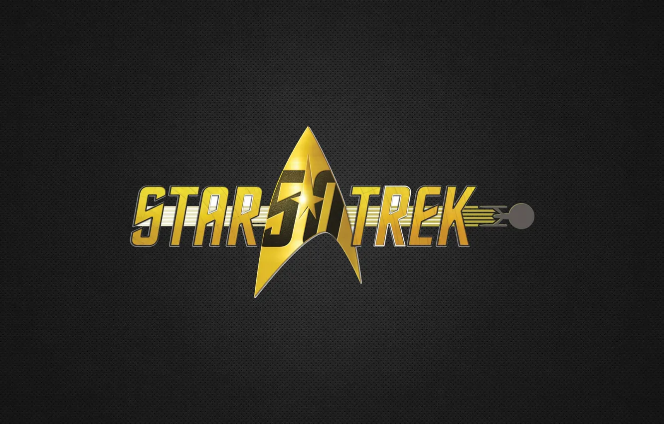 Фото обои cinema, logo, Star Trek, texture, movie, film, 50th anniversary