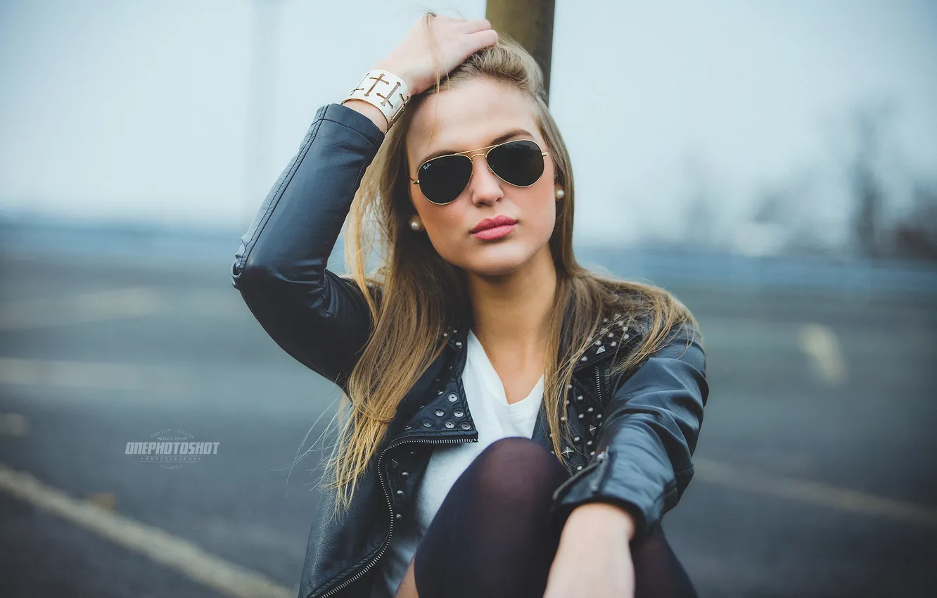 Фото обои девушка, очки, фотограф, girl, photography, photographer, Florian Seelmann
