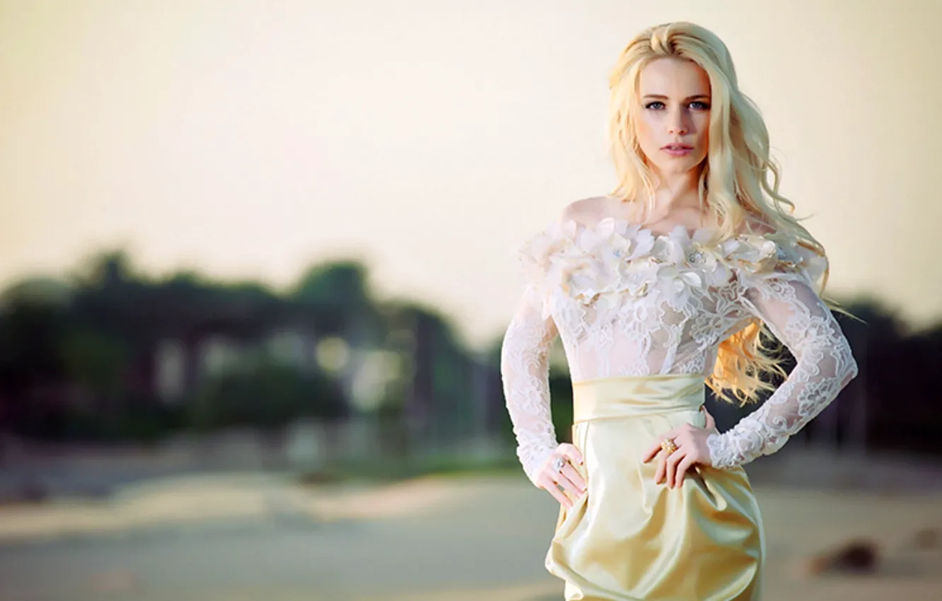 Фото обои model, blonde, gorgeous, Alla