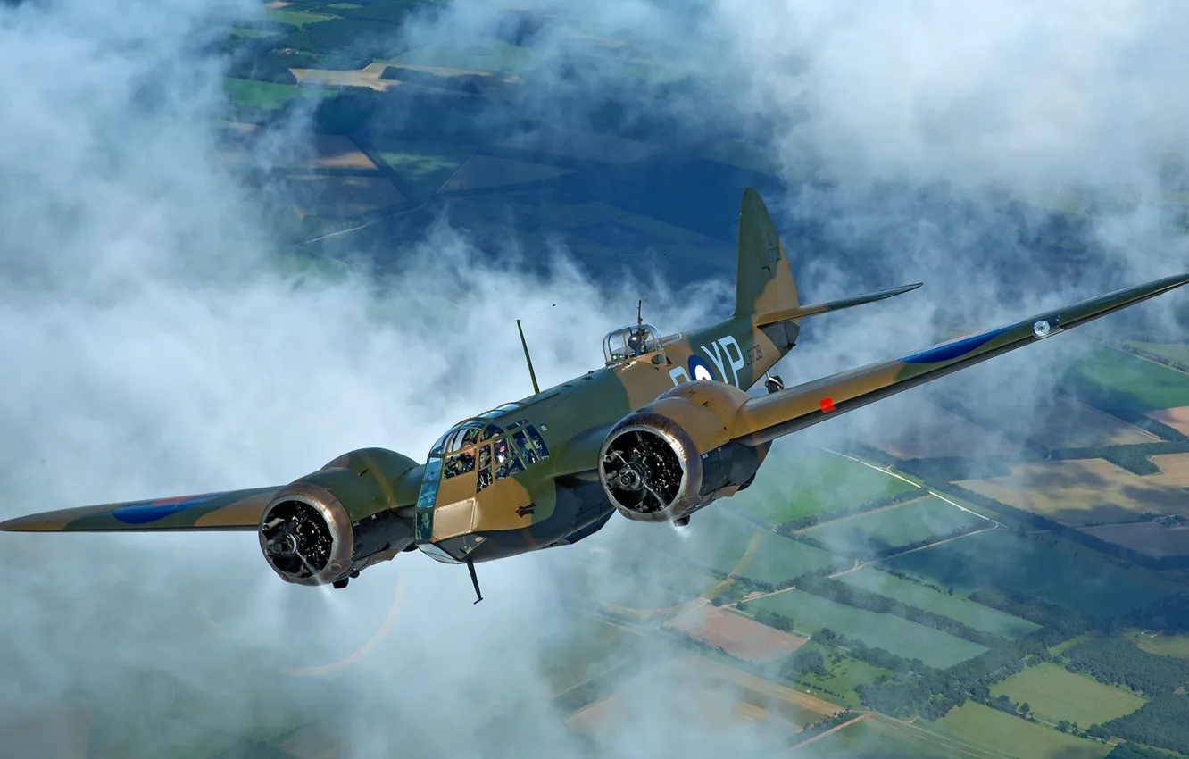 Фото обои RAF, Вторая Мировая Война, Bristol Blenheim, Bristol Blenheim Mk.I, Легкий бомбардировщик
