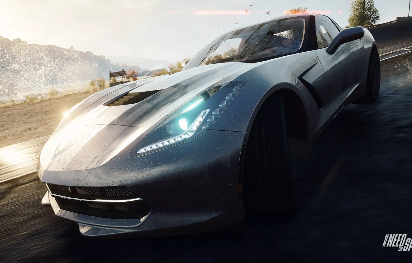 Фото обои Corvette, Chevrolet, Need for Speed, nfs, Stingray, 2013, Rivals, NFSR