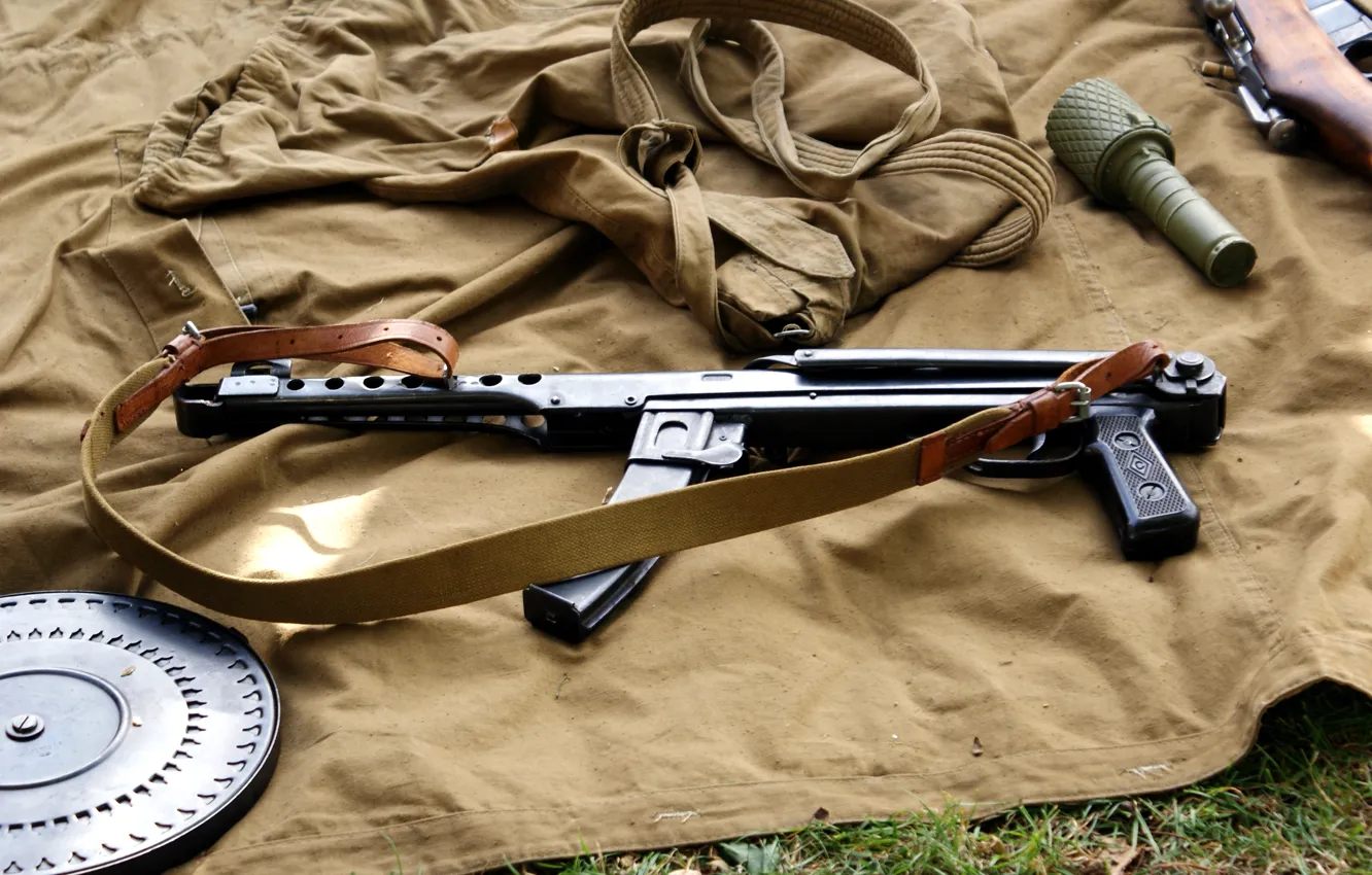 Фото обои системы, пистолет-пулемёт, 62-мм, ППС-42/43, Судаева