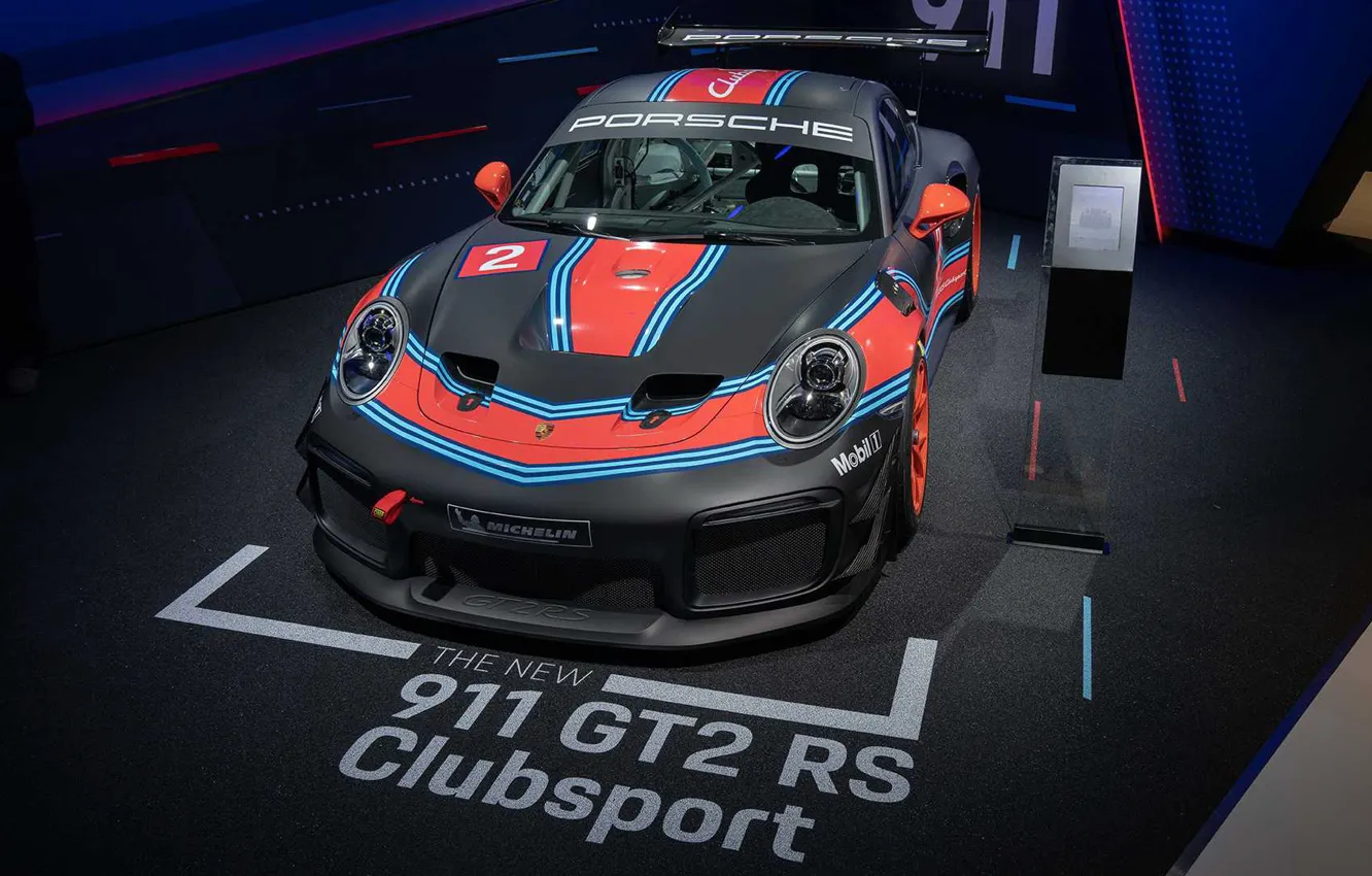 Фото обои спорткар, Porsche 911, GT2 RS, экстерьер, Clubsport, 2019, Porsche 911 GT2 RS Clubsport
