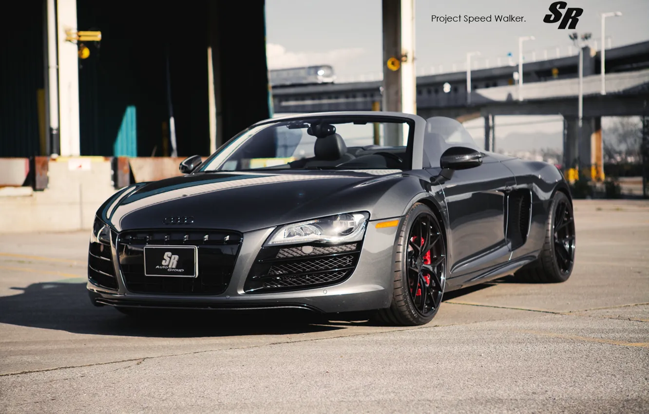 Фото обои Audi, ауди, родстер, кабриолет, 2012, SR Auto Group, V-10, Speed Walker