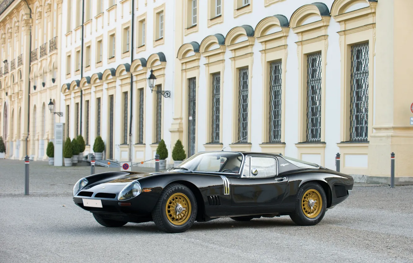 Фото обои авто, здание, Bizzarrini, Strada, Bertone, 5300