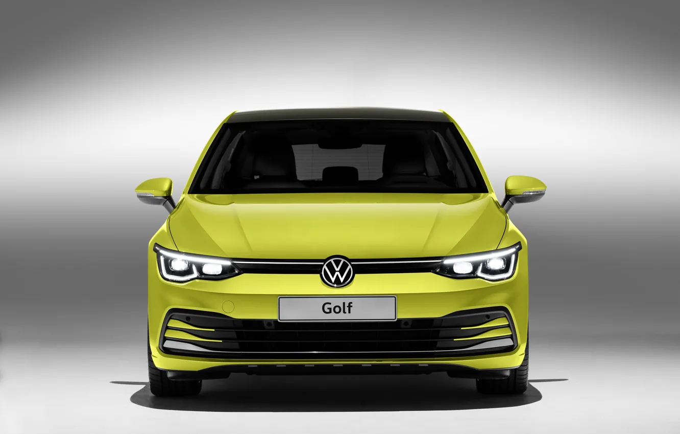 Фото обои Volkswagen, вид сбоку, хэтчбек, Golf, hatchback, 2020