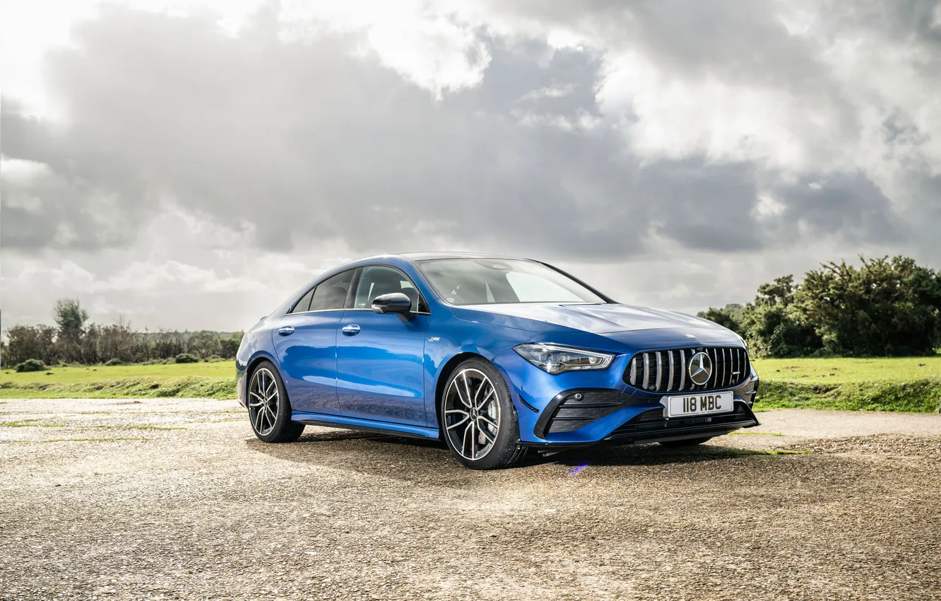 Фото обои авто, синий, Mercedes, Mercedes - Benz
