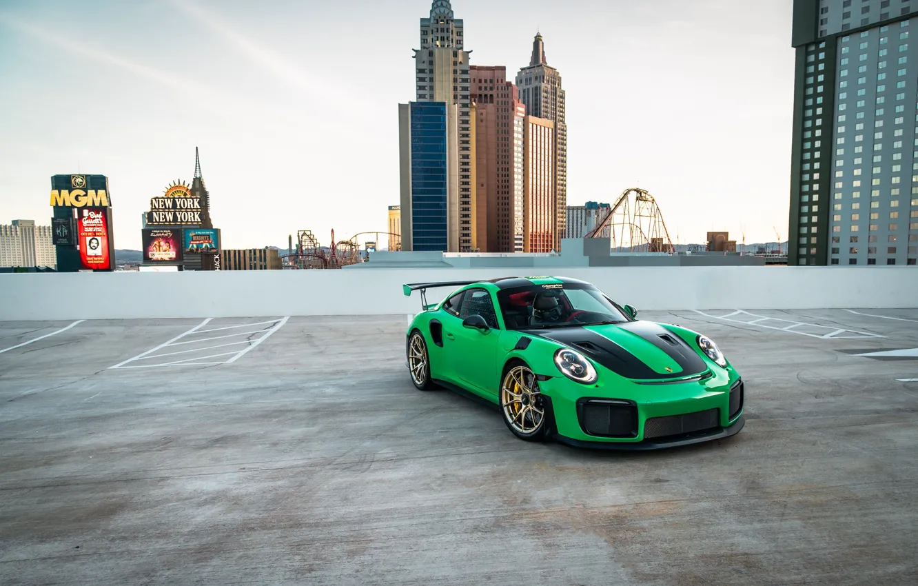 Фото обои 911, Porsche, Sky, Green, Sunset, GT3, Evening, VAG