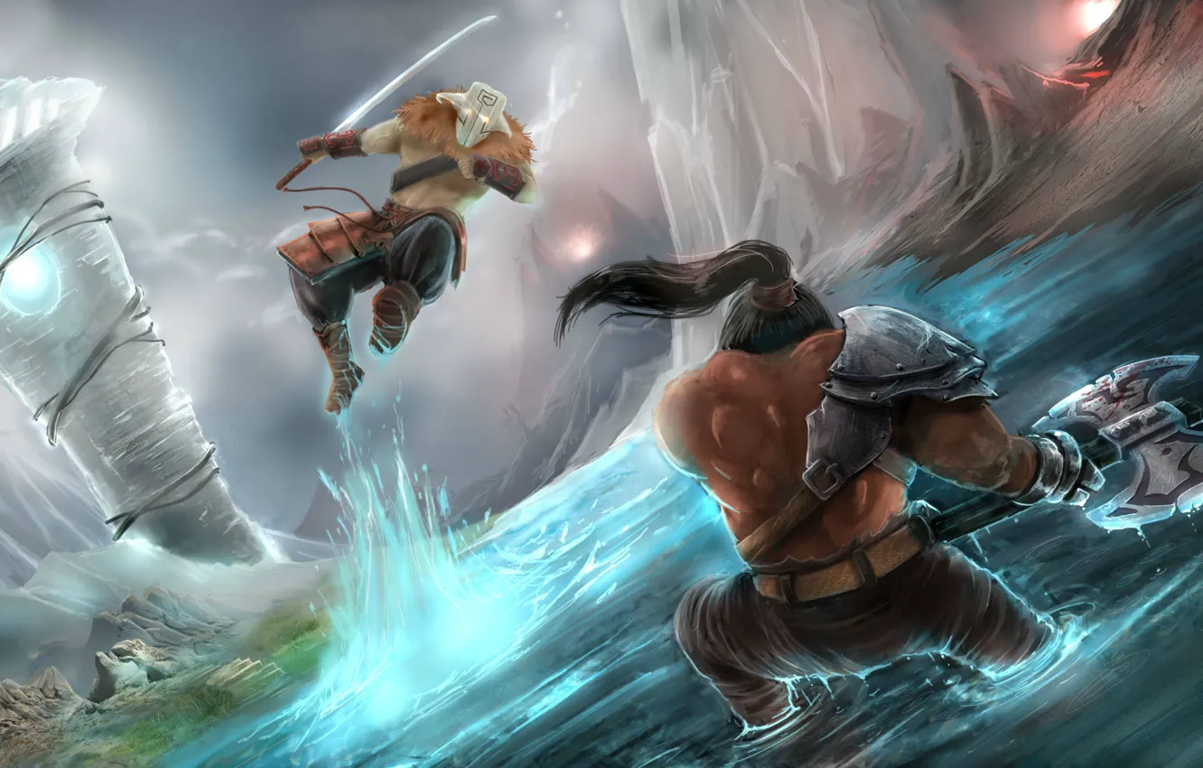 Фото обои Defense of the Ancients, Juggernaut, dota 2, Axe