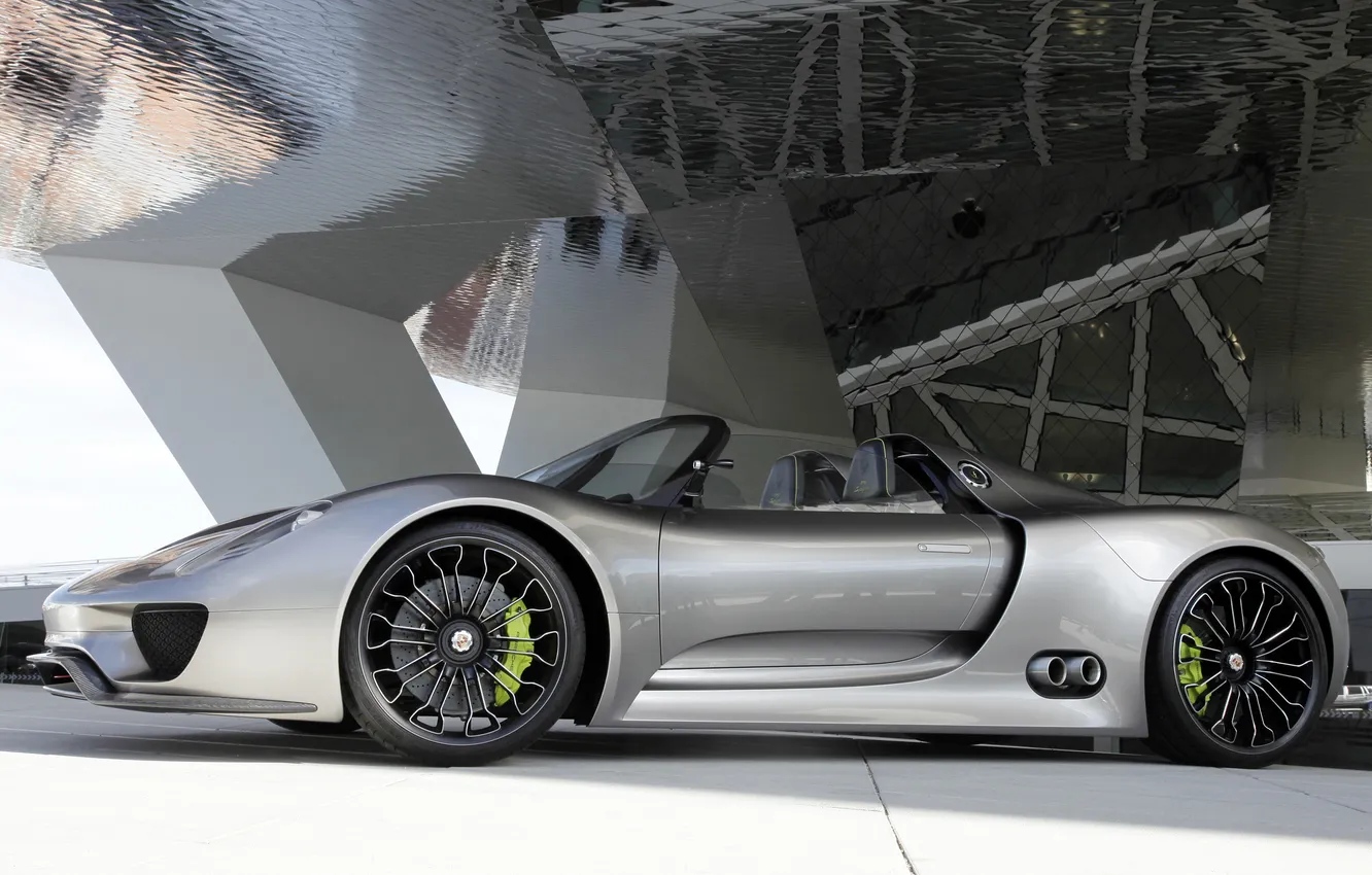 Фото обои машина, Concept, Porsche, концепт, порше, Spyder, 918