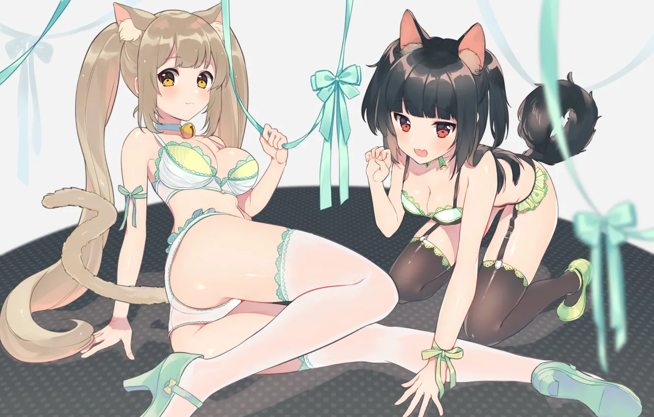 Фото обои девушка, поза, аниме, cona kinaco