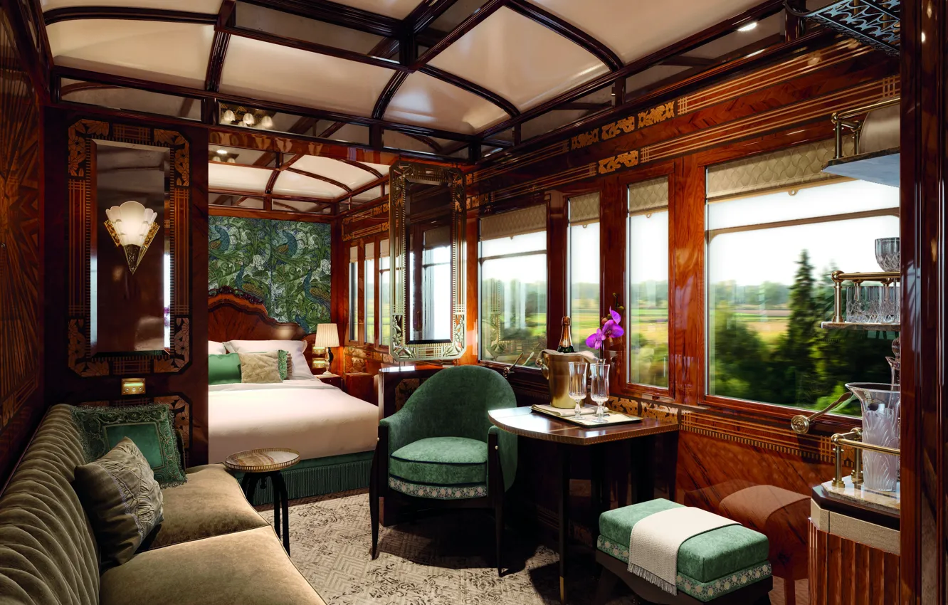 Фото обои Suite, The Venice Simplon, Orient Express