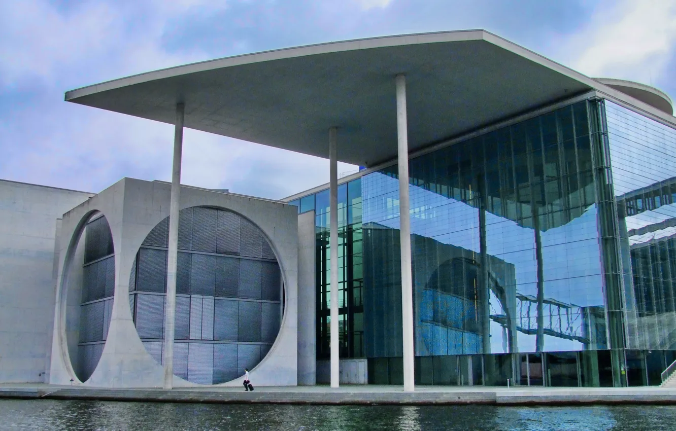 Фото обои Berlin, Marie-Elisabeth-Lüders-Haus, Deutscher Bundestag