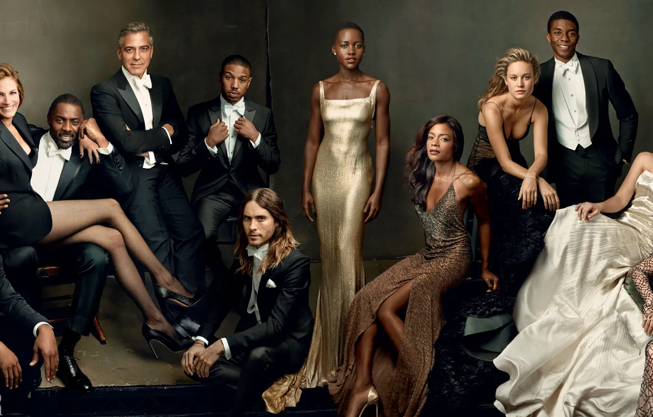 Фото обои Jared Leto, Idris Elba, George Clooney, Julia Roberts, Michael B. Jordan, Léa Seydoux, Chiwetel Ejiofor, …