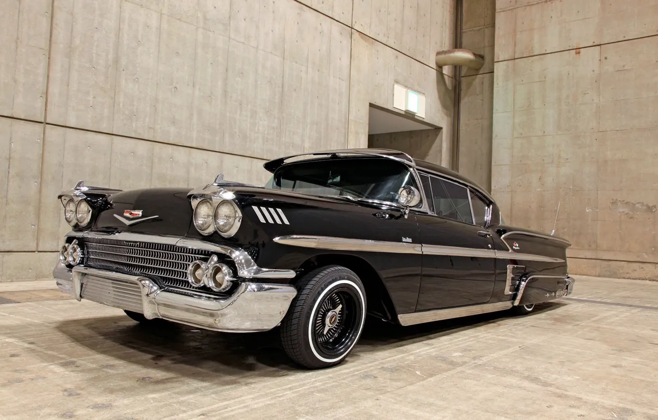 Фото обои Chevrolet, Impala, Lowrider, 1958