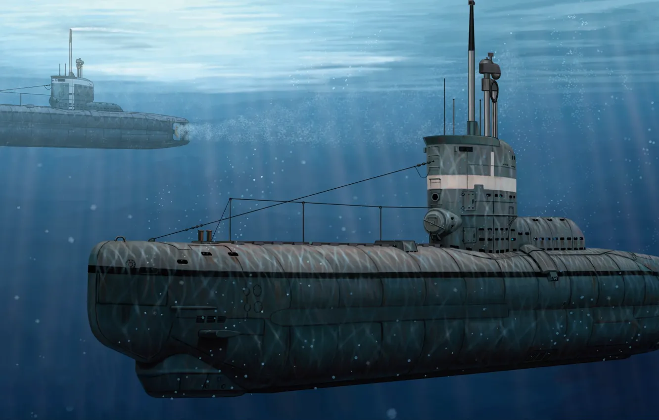 Фото обои Германия, подводная лодка, U-Boot-Klasse XXIII, кригсмарине, Su Lei, German Type XXIII U-Boat Coastal Submarine