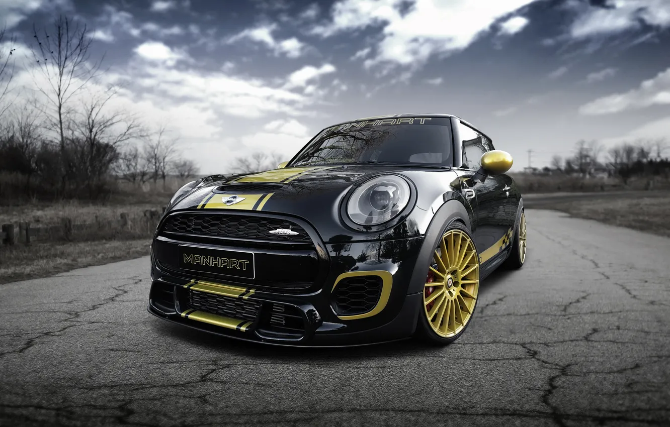 Фото обои тюнинг, Mini, мини, купер, Cooper S, Manhart Racing, F56