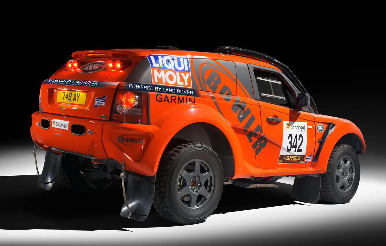 Фото обои Range Rover Sport, ралли, наклейки, Bowler Nemesis, гоночный автомобиль