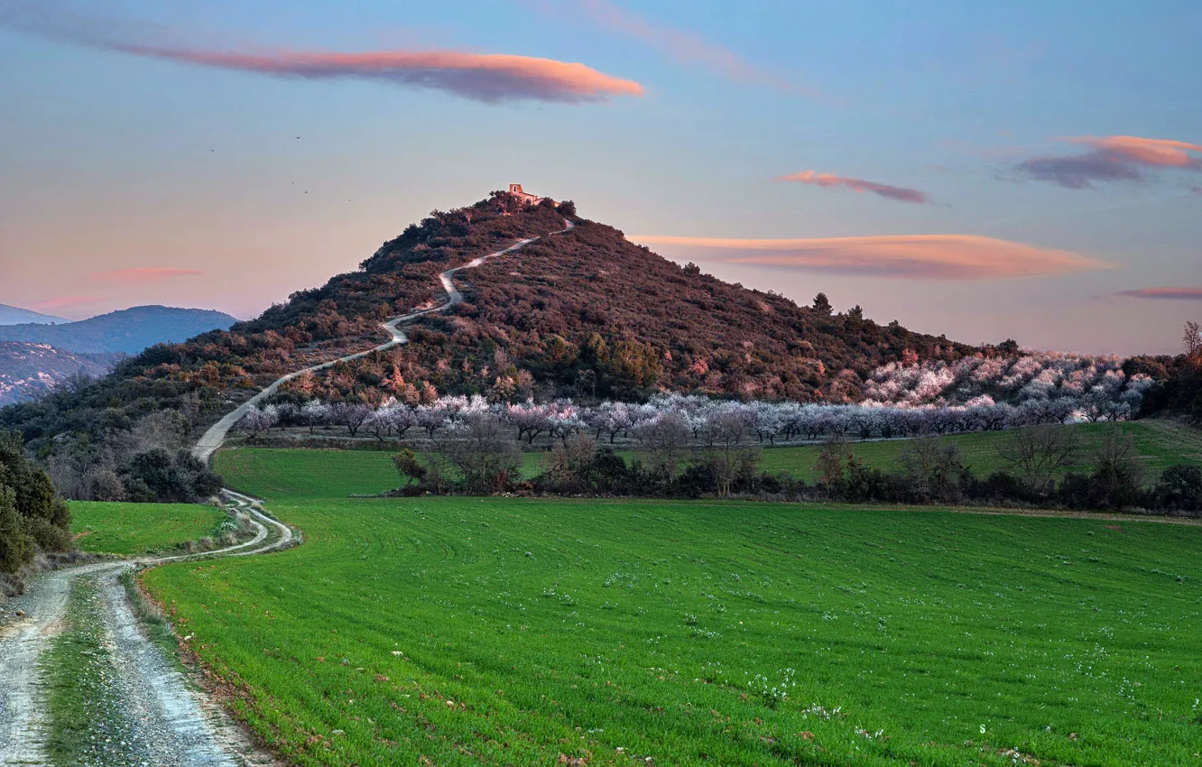 Фото обои Spain, Aragon, Camino de los Santos Mártires, Camporrells